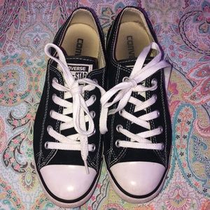 Black Low Top Converse All-Stars